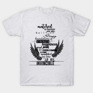 Matched Typography Poem T-Shirt